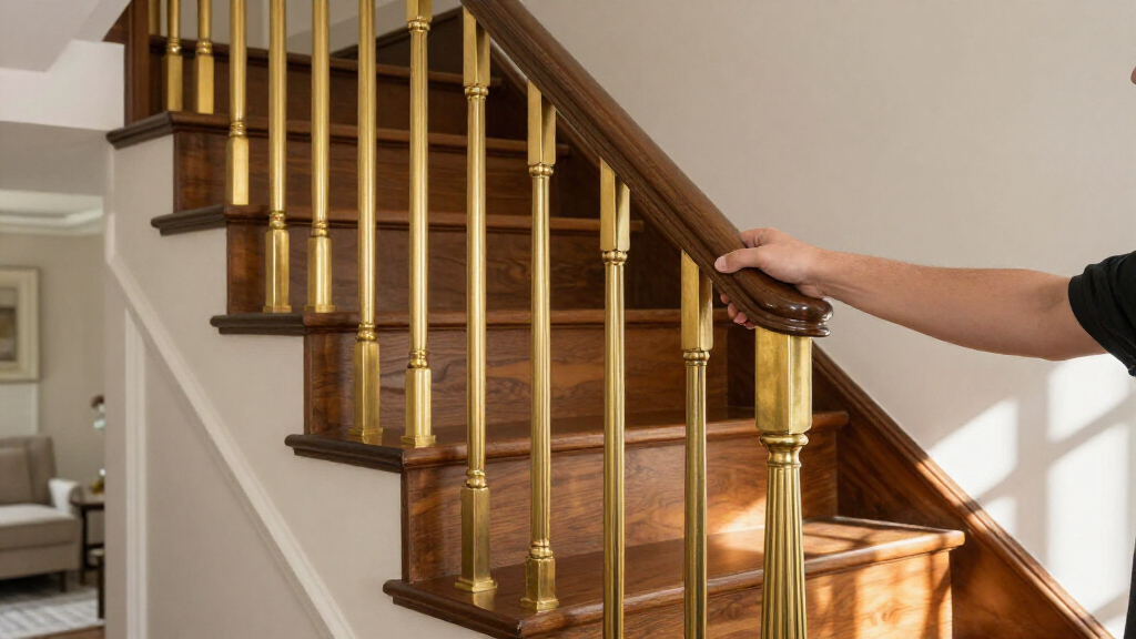 13 Best Luxury Solid Brass Stair Rod Sets That Combine Elegance and Durability