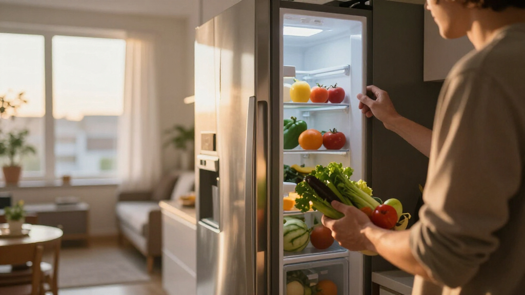 side by side refrigerators
