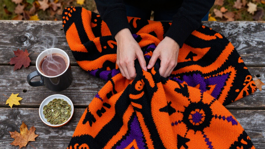 best Halloween throw blankets