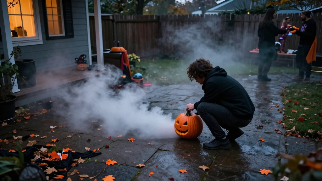 Halloween fog machines