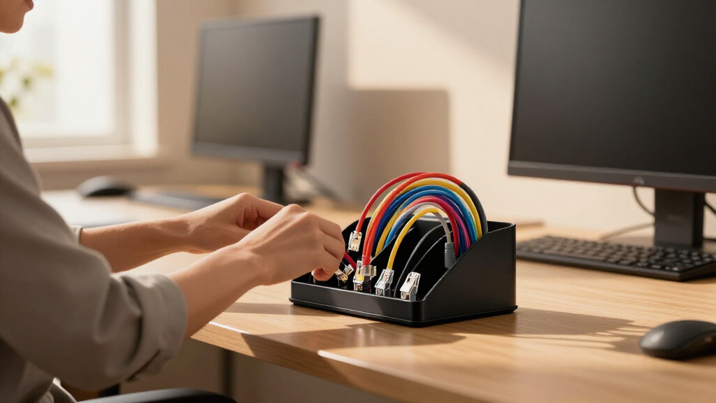 network cable organizers