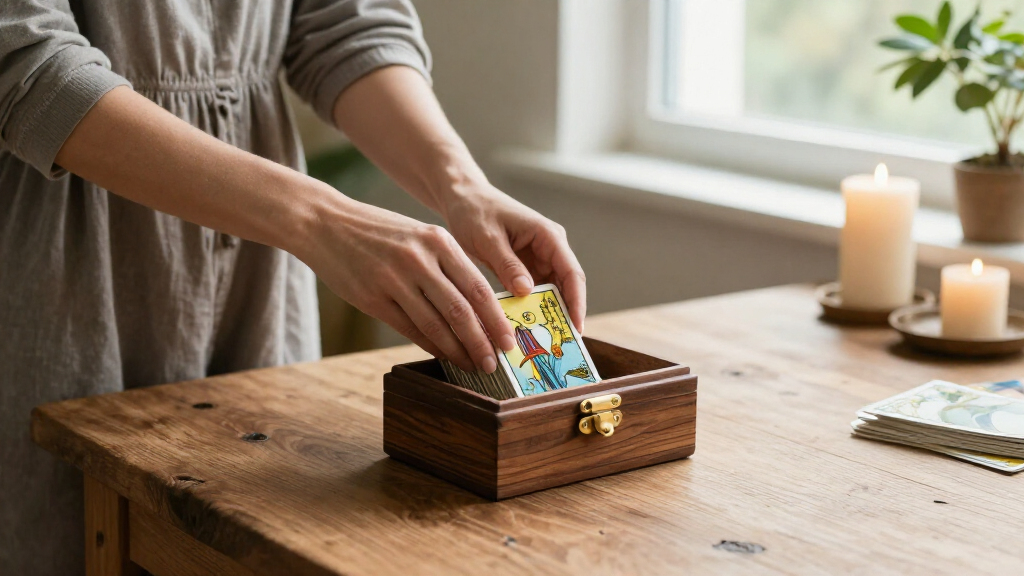 tarot card storage boxes
