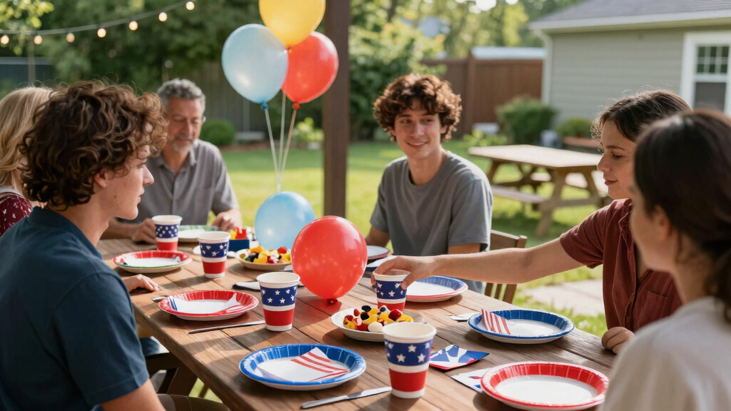 patriotic outdoor party supplies