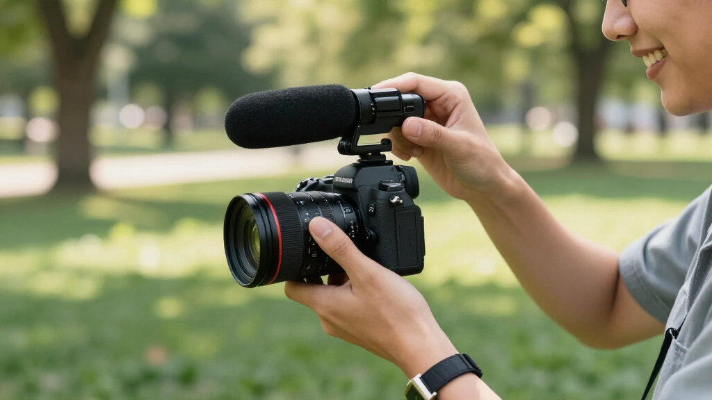 premium shotgun microphone for camera