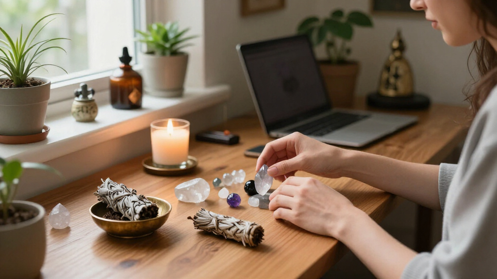 spirituality-themed desk accessories