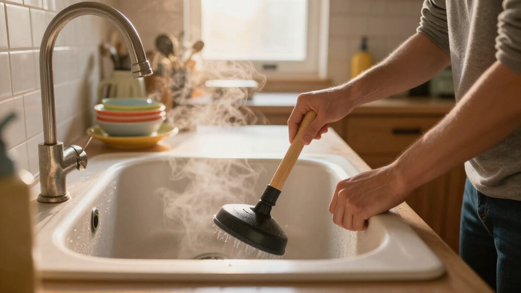 way to unclog a sink