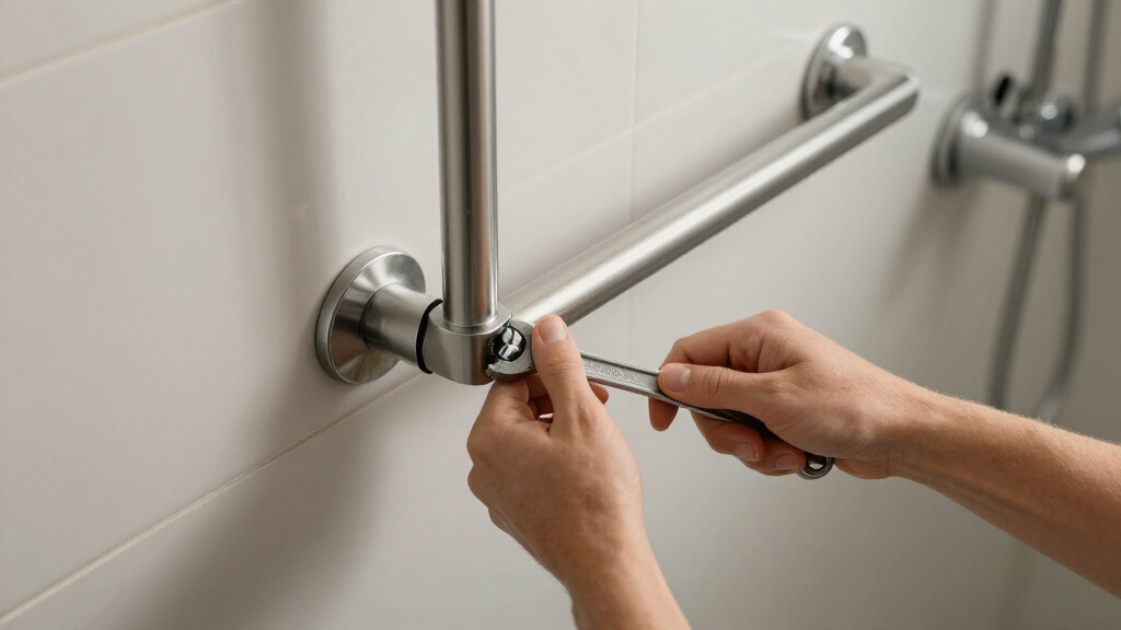 grab bar floor to ceiling pole