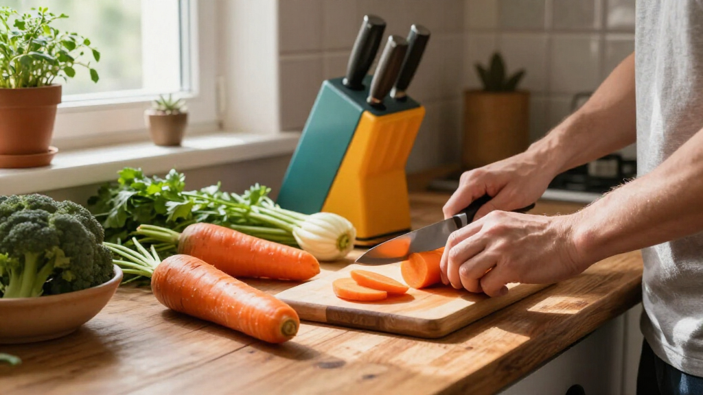 best kitchen knife set for healthy home cooking