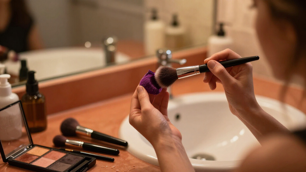 Halloween makeup brushes