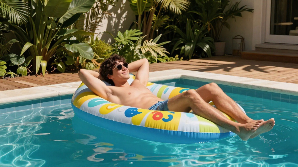 inflatable pool floats