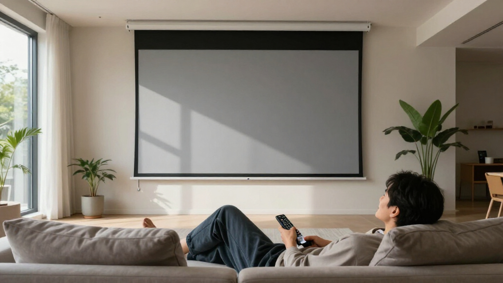 projector screen motorized 120 inch