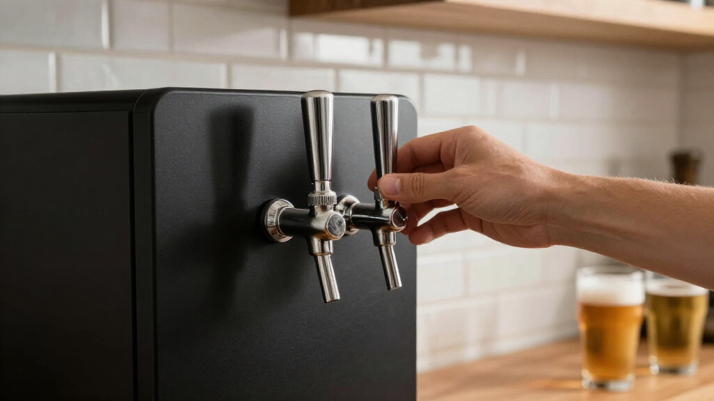 best kegerator dual tap for home bar