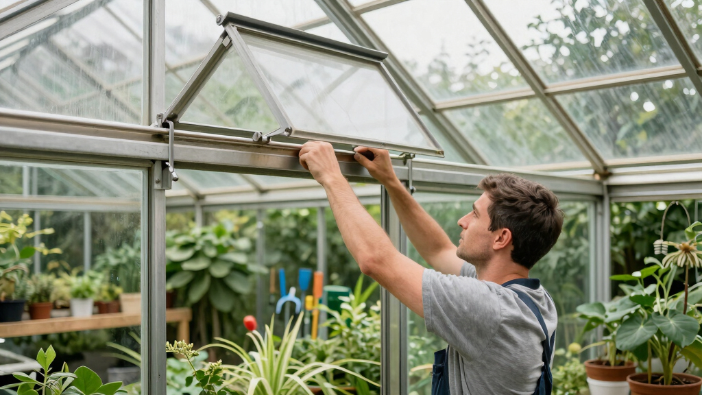 best greenhouse roof vent openers