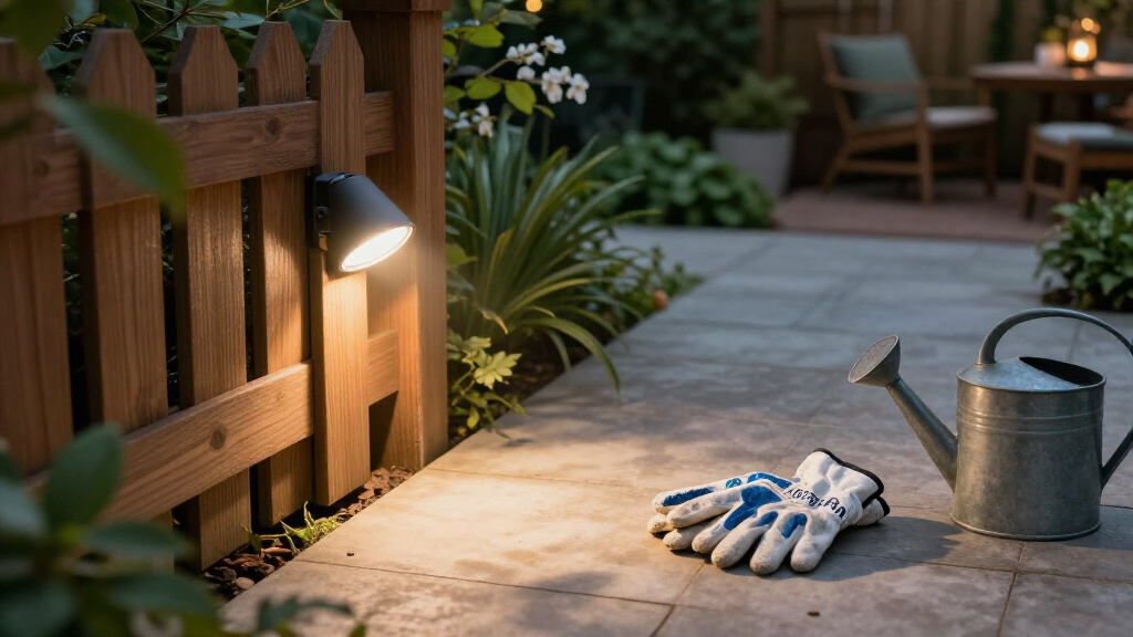 best outdoor battery security light for low energy use