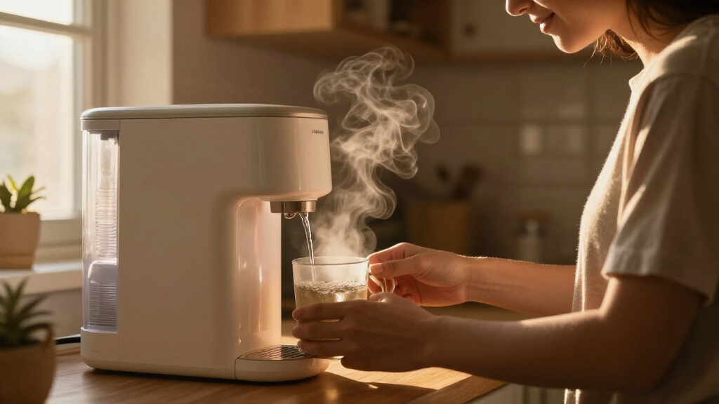 instant hot water dispenser system