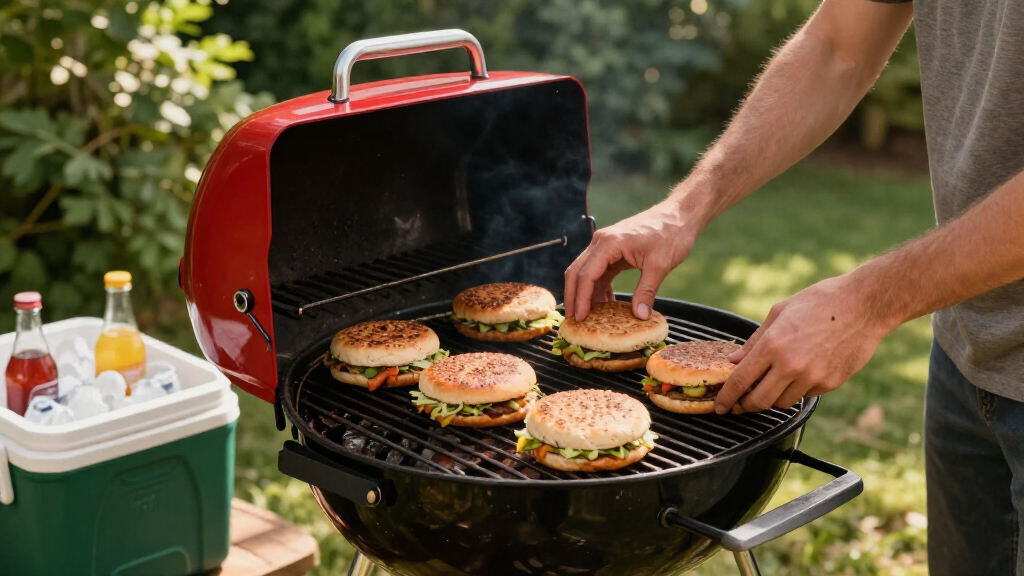 tailgating coolers and grills