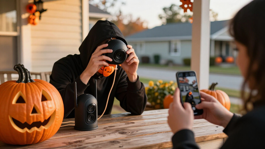 wireless security cameras for Halloween props