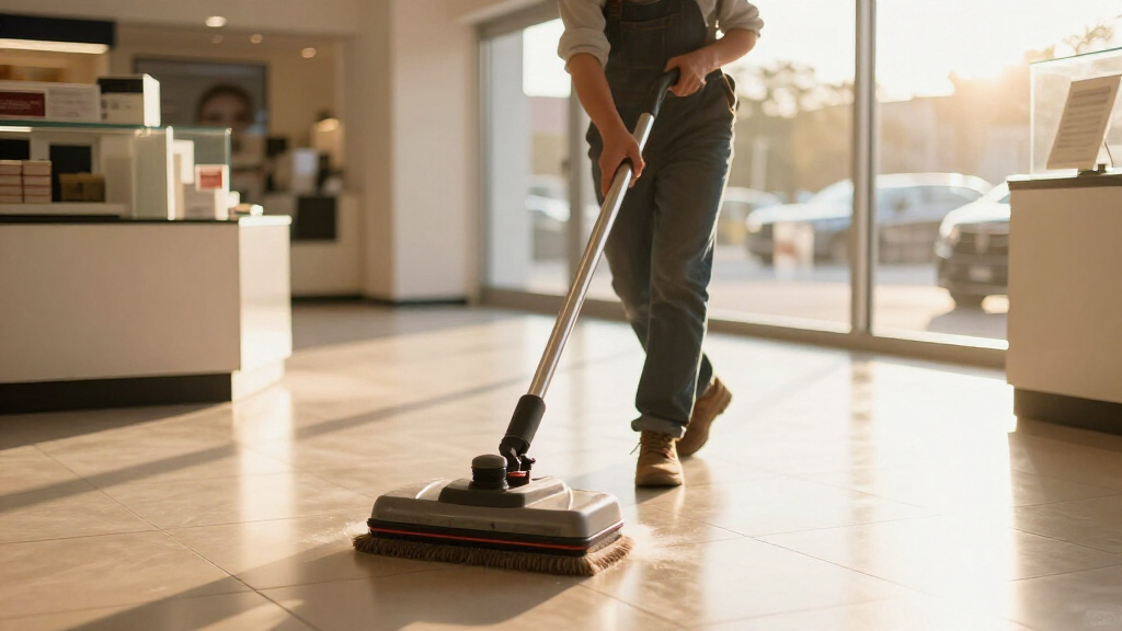 best floor scrubber for showroom