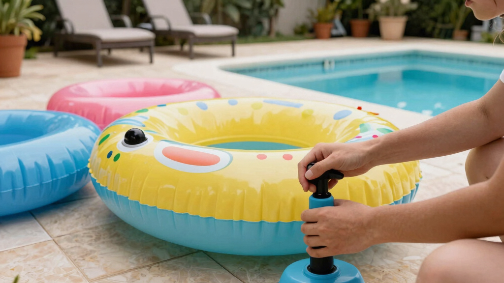 inflatable pool floats
