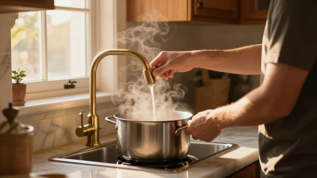 pot filler faucet for filling stockpots