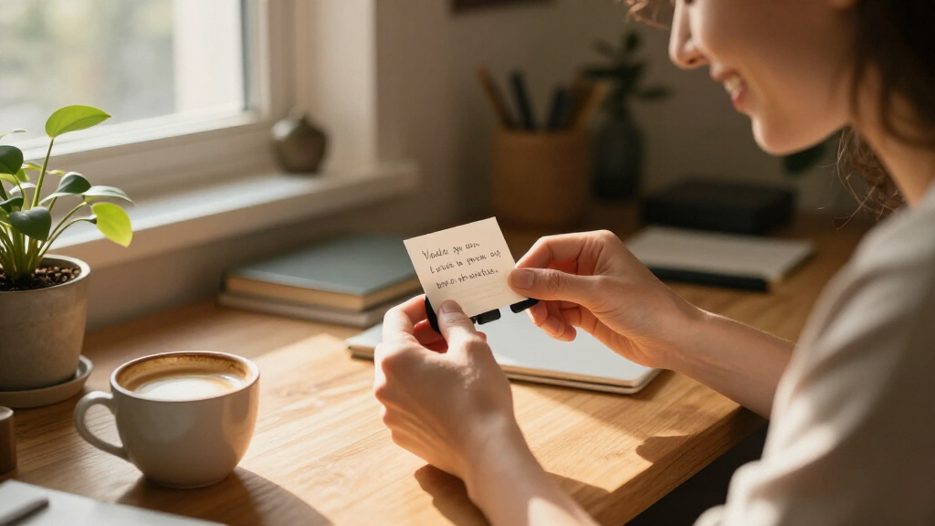 motivational quote desk accessories