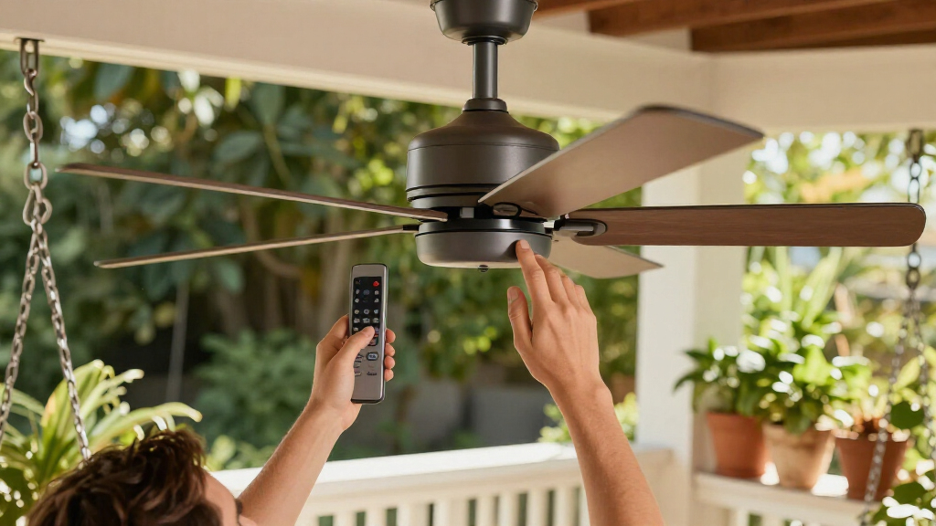 outdoor ceiling fans with remote