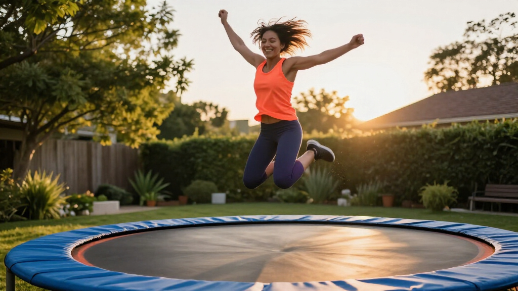 premium fitness trampoline sets