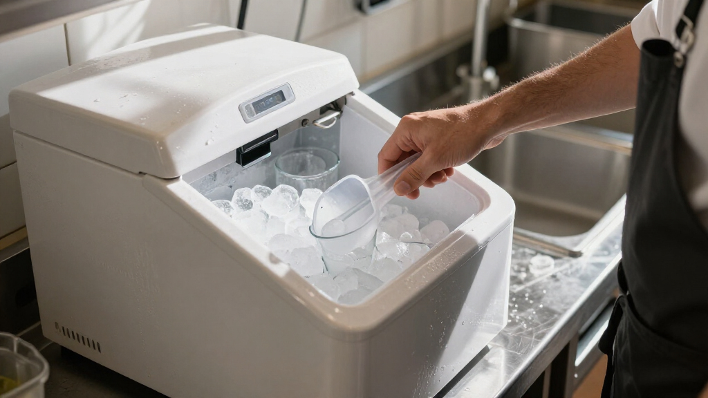 commercial undercounter ice maker machine