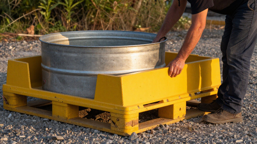 ibc tote spill containment pallet