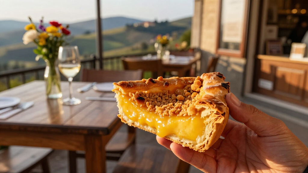 What Torta della Nonna Actually Is — In One Bite