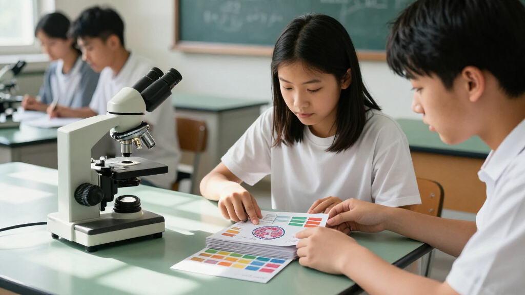 biology flash cards for students