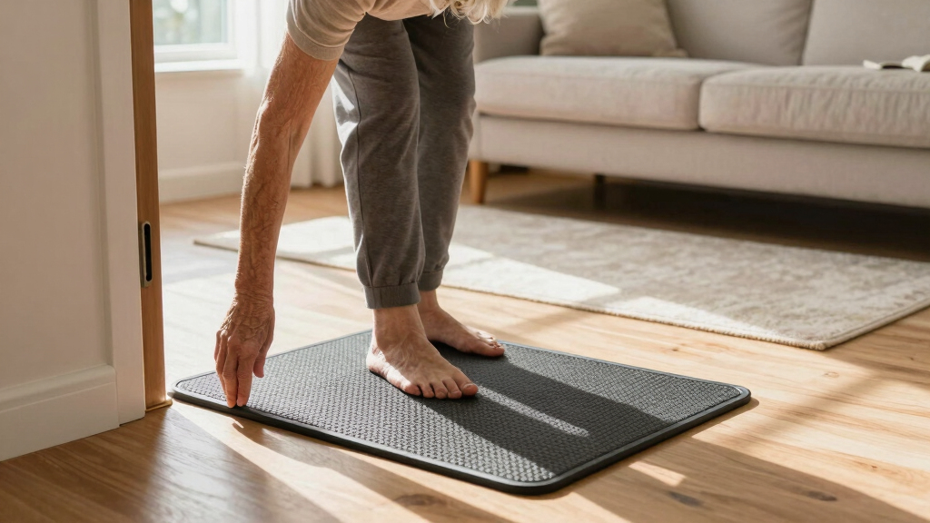 senior-friendly fall prevention mats