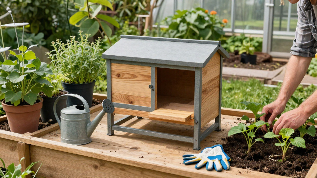 best raised coop tractor for garden rotation