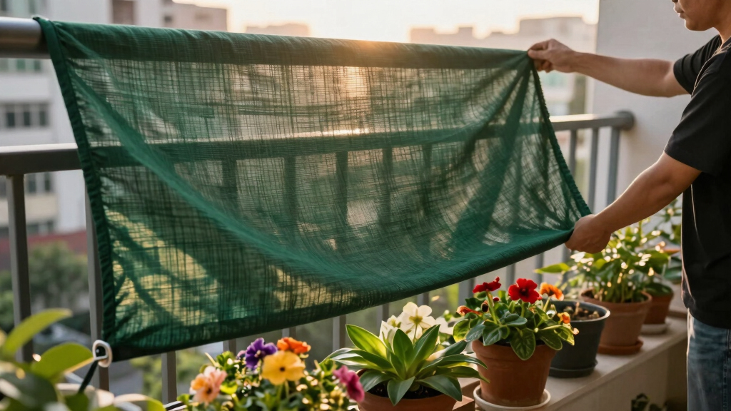 best shade cloth for balcony container gardens