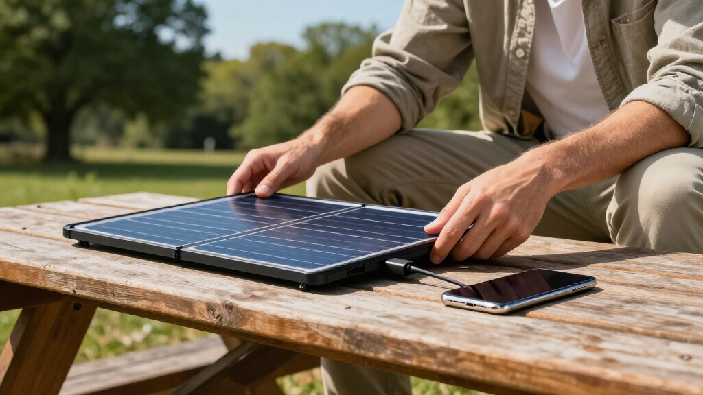 foldable solar panel usb output