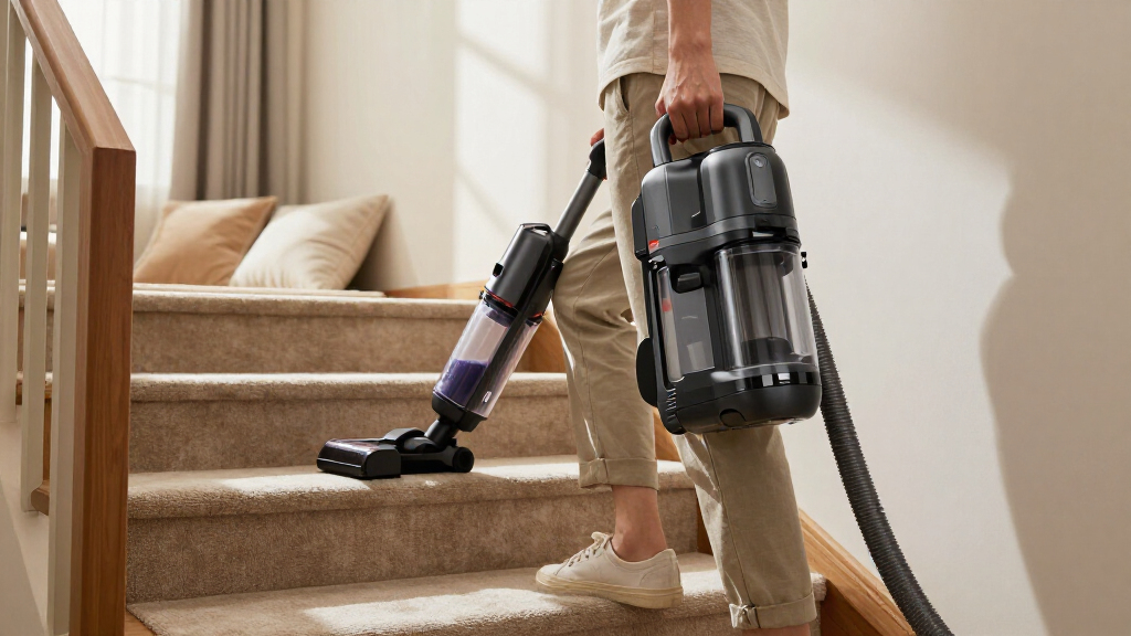 backpack vacuum for stairs
