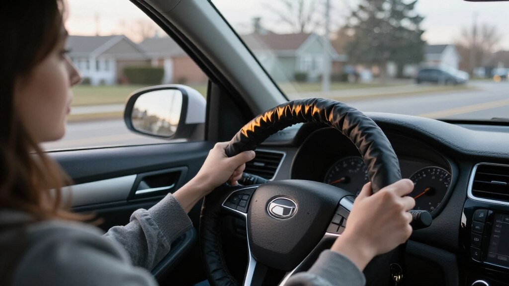 heated steering wheel cover 12v