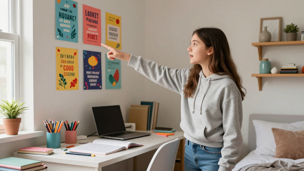 educational wall art for teens