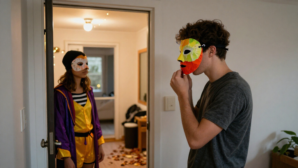 Halloween costume masks