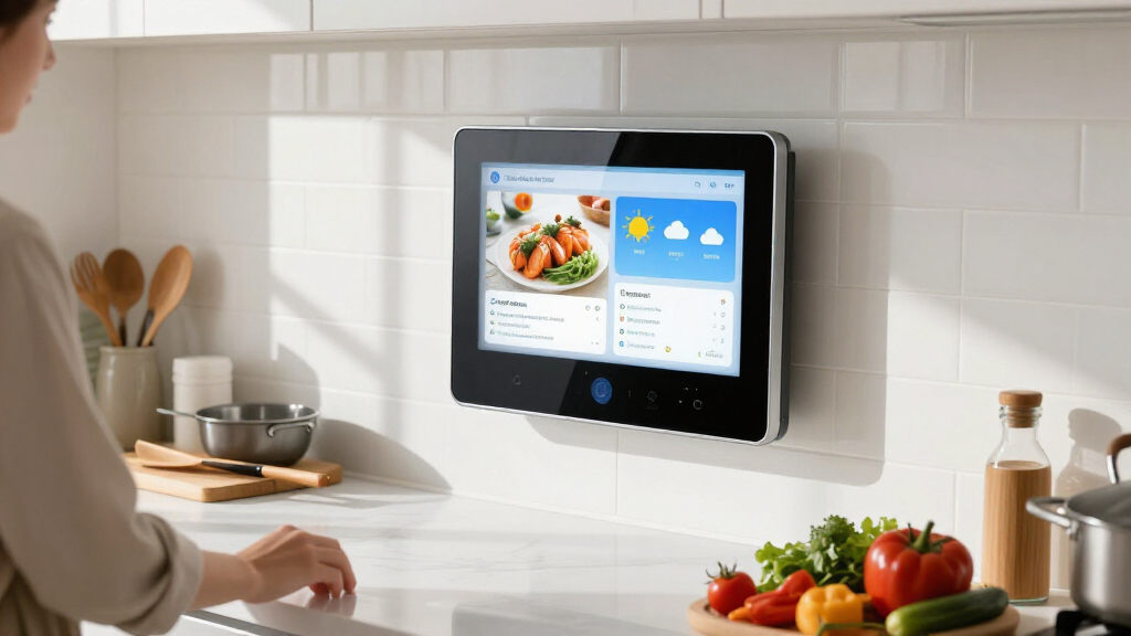 smart displays for kitchen use