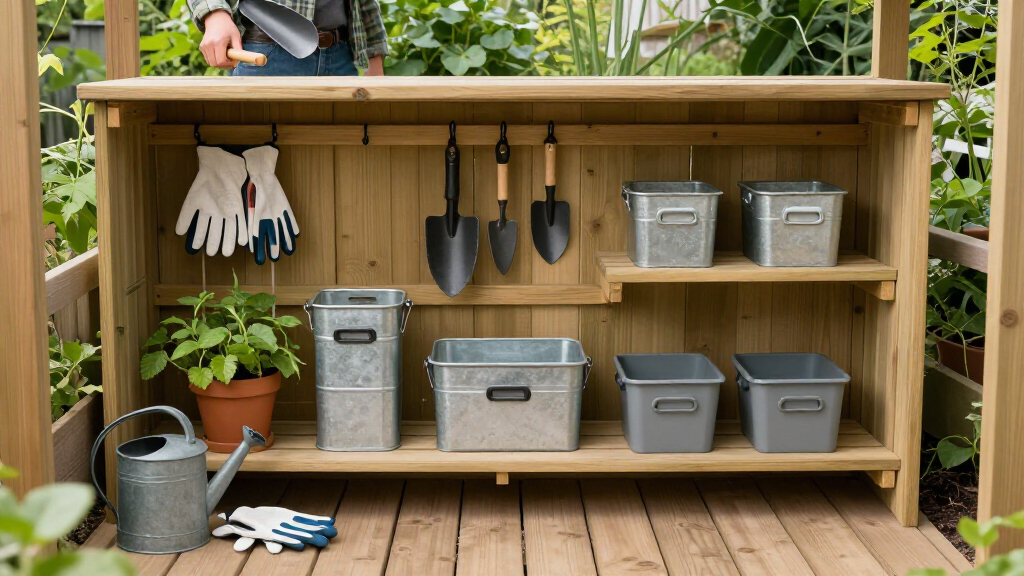 garden tool storage organizers
