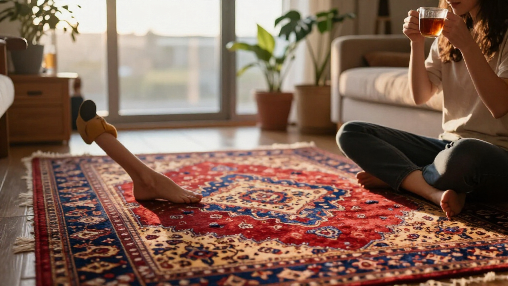 persian style rug for living room