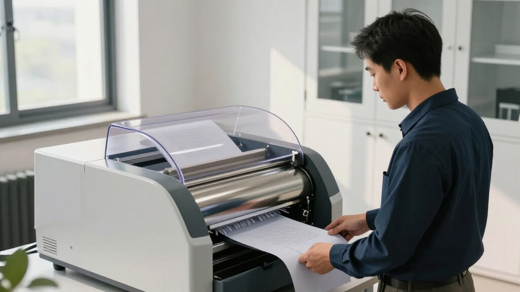 Shredding machine for franchise back office