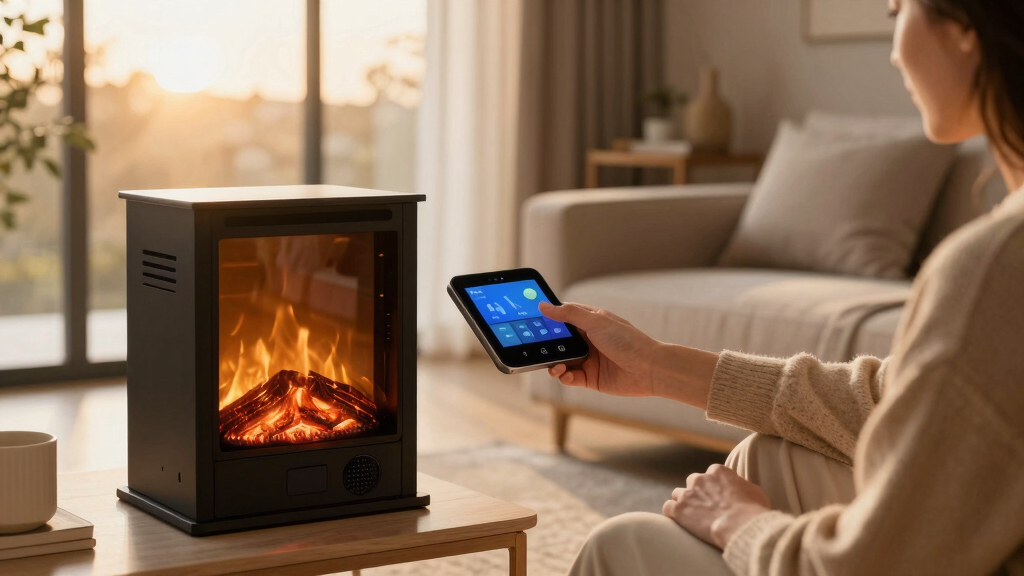 smart electric fireplace