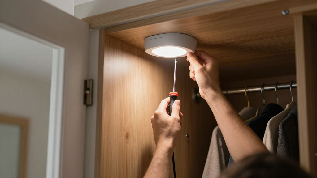 battery powered closet light