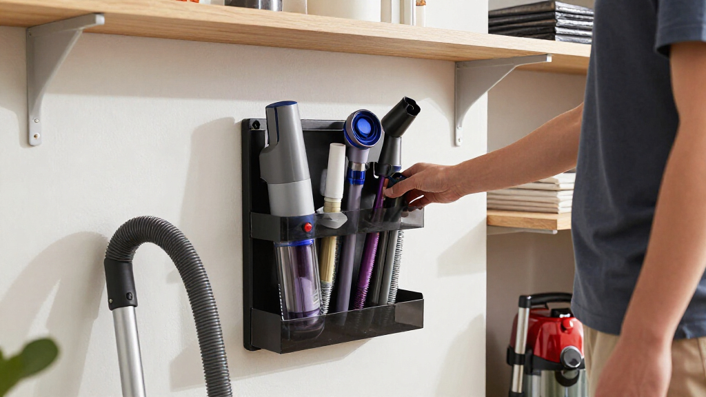 best wall organizers for vacuum accessories