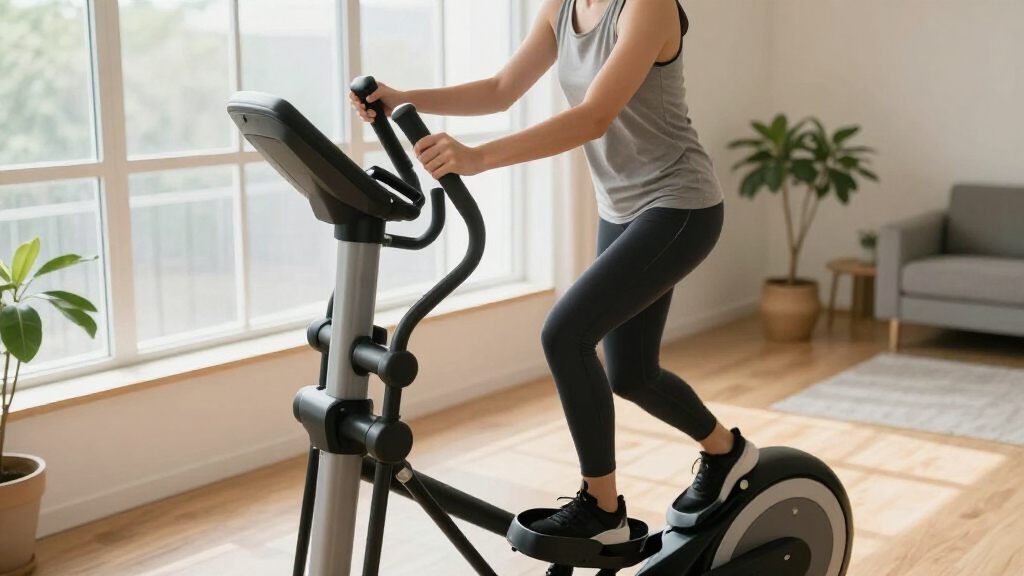 elliptical machine for low impact nervous energy release