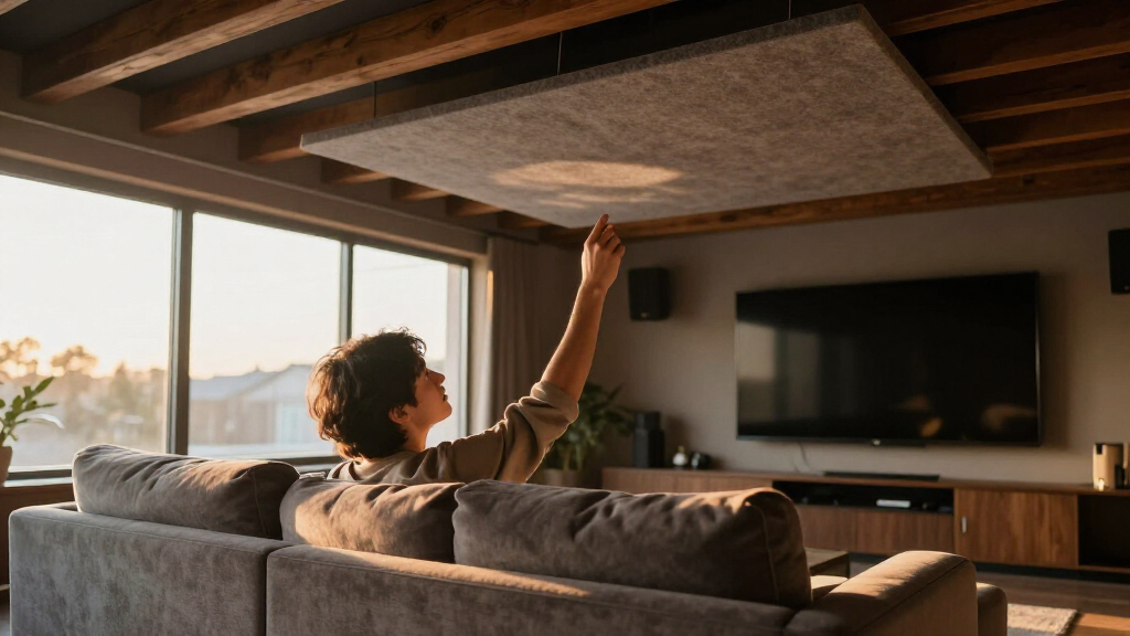 best ceiling acoustic cloud kit for living room theater