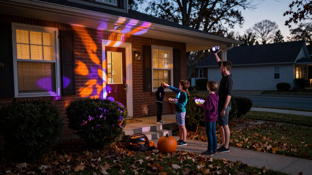 Halloween projector lights