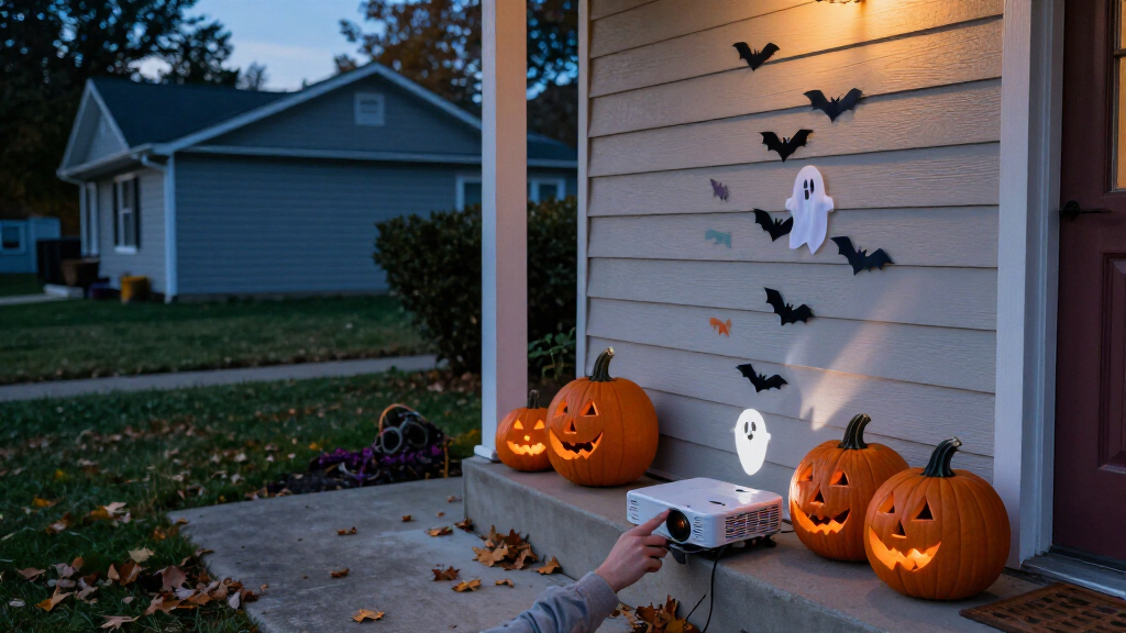 Halloween projector lights